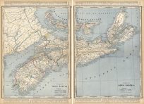 Western and Eastern Half of Nova Scotia