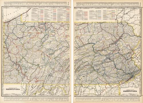 Western and Eastern Half of Pennsylvania - Art Source International