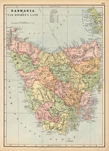 Tasmania or Van Diemens Land '