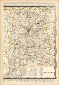Alabama (Railroad Map)
