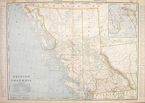 British Columbia (Railroad Map)