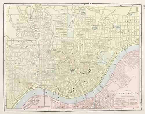 Map of Cincinnati