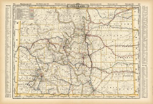 Colorado (Railroad Map)