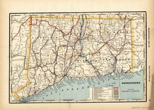 Connecticut (Railroad Map)