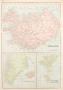 Iceland  - Greenland - The Faroer or Feroe Islands