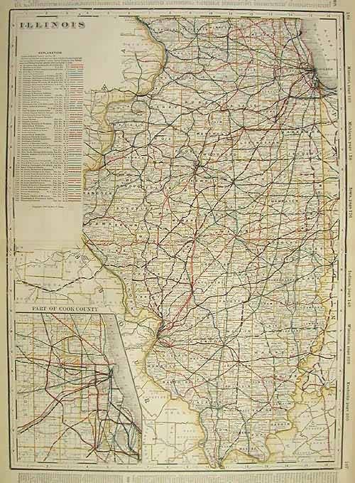 Illinois (Railroad Map)