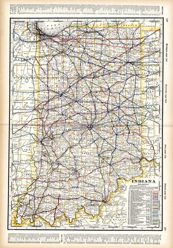 Indiana (Railroad Map)