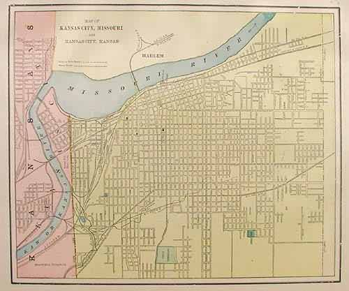 Map of Kansas City Map of Kansas City