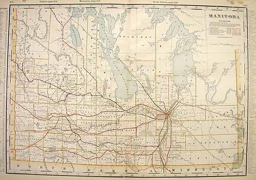 Manitoba (Railroad Map)