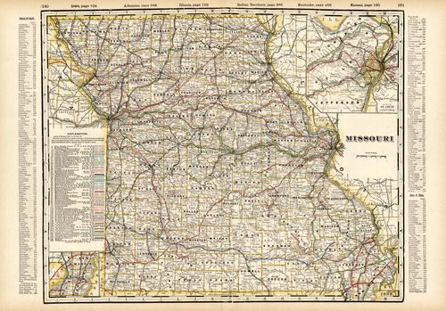 Missouri (Railroad Map)