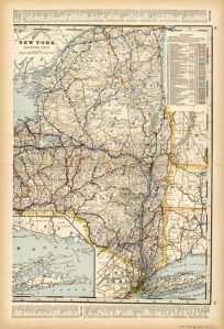 New York Eastern Half (Railroad Map)