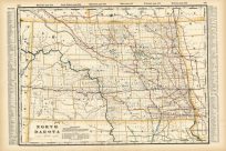North Dakota (Railroad Map)
