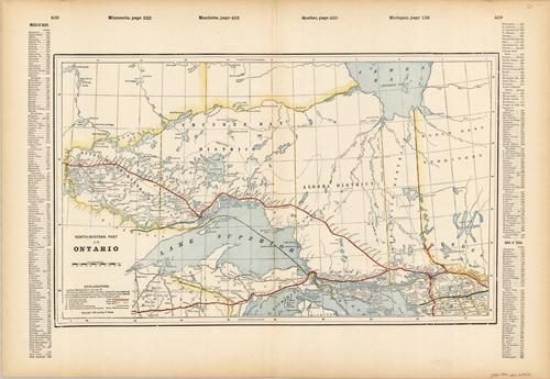 Ontario (Railroad Map)
