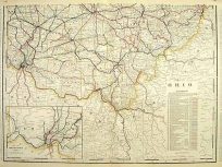 Ohio Southern Half (Railroad Map)