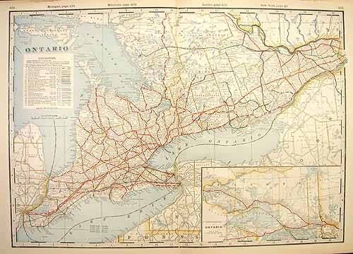 Ontario (Railroad Map)