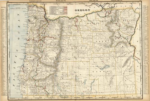 Oregon (Railroad Map)