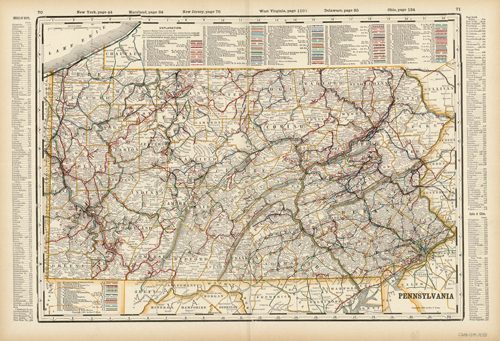 Pennsylvania (Railroad Map)