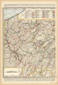 Pennsylvania Western Section (Railroad Map)