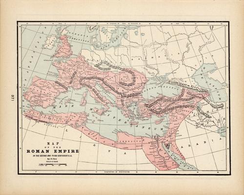 Map of the Roman Empire in the Second and Third Centuries A.D. Map of the Roman Empire in the Second and Third Centuries A.D.