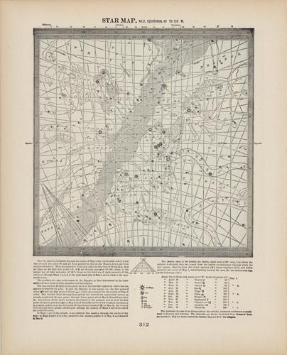 Star Map No. 2 Equatorial 45 to 135 W Star Map No. 2 Equatorial 45 to 135 W
