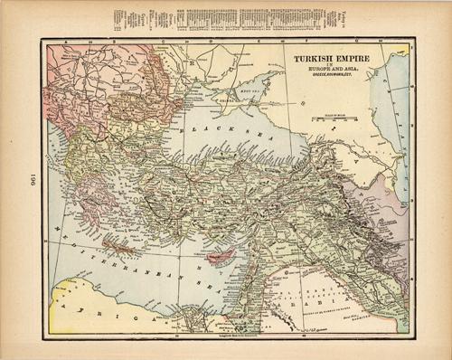 Turkish Empire in Europe and Asia