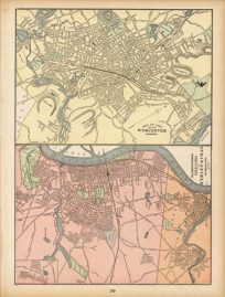 Map of the City of Worcester