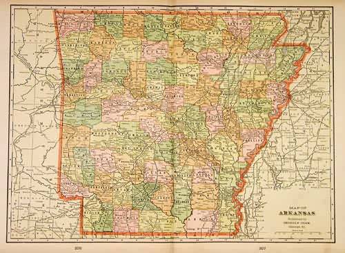 Map of Arkansas