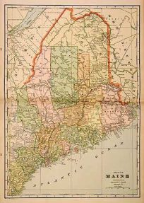 Map of Maine