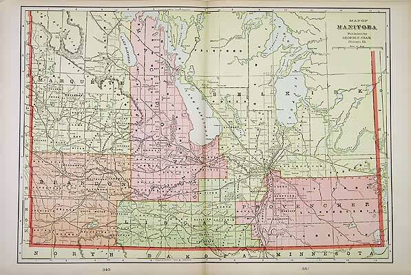 Map of Manitoba
