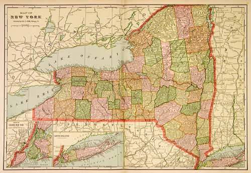Map of New York