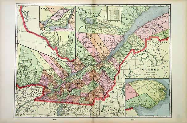Map of Quebec Map of Quebec