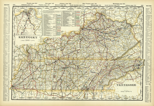 Kentucky and Tennessee