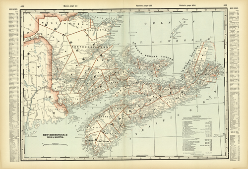 New Brunswick and Nova Scotia