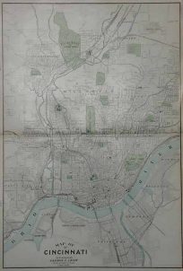 Map of Cincinnati