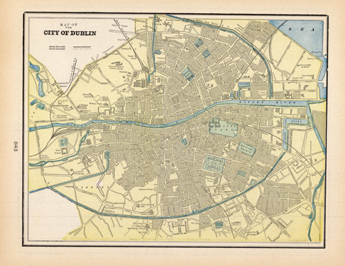 Map of the City of Dublin