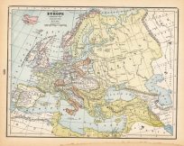 Map of Europe in Napoleons Time about A.D. 1810'