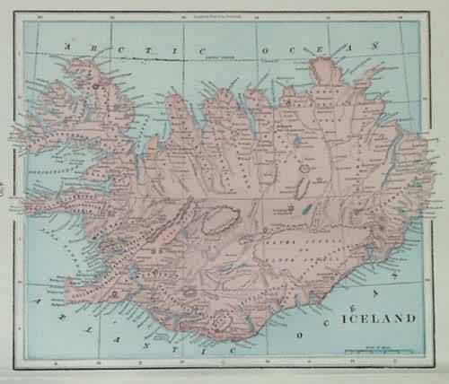 Map of Iceland