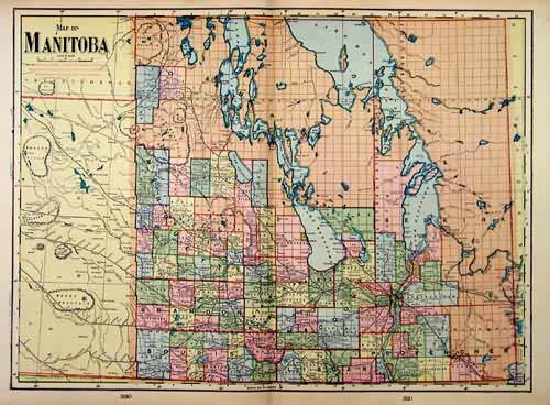 Map of Manitoba Map of Manitoba