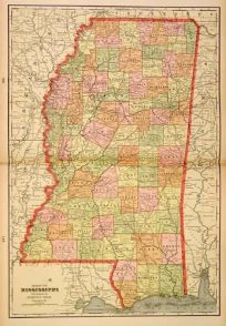 Map of Mississippi