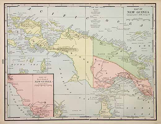 Map of New Guinea