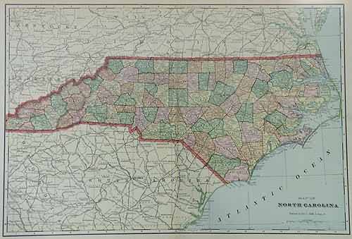 Map of North Carolina