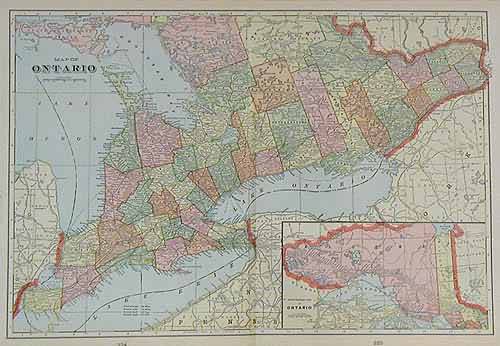 Map of Ontario