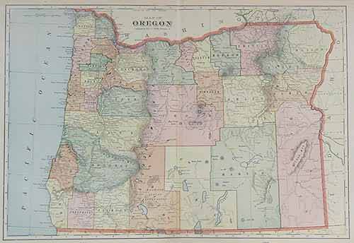 Map of Oregon