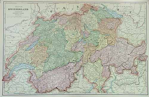 Map of Switzerland