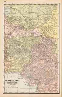 Central Asia comprising Turkestan