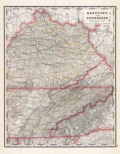Kentucky and Tennessee Eastern Part