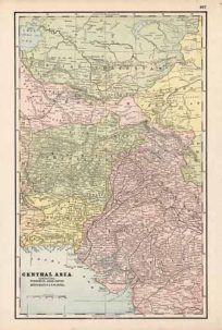 Central Asia- Comprising Turkestan