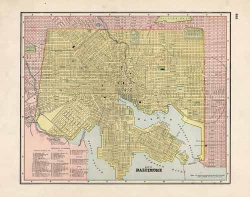 Map of Baltimore