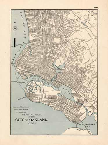 Official Map of the City of Oakland Official Map of the City of Oakland