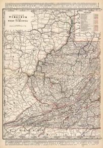 Western Half of Virginia and West Virginia